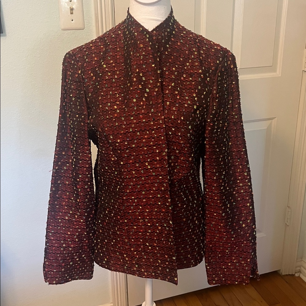 Jessica Howard jewel color print Jacket